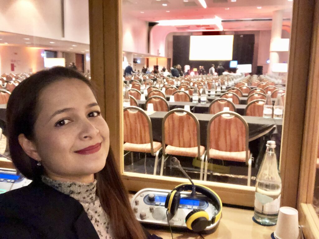 interprete profesional para eventos